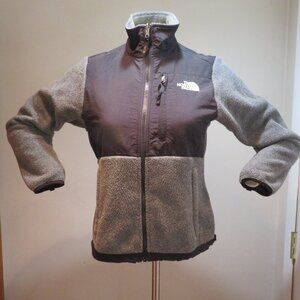 The North Face Gray Black Full Zip Fleece Jacket